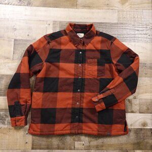 5.11 Tactical Louise Shirt Jacket Women’s Large Plaid Fleece Lined Shacket